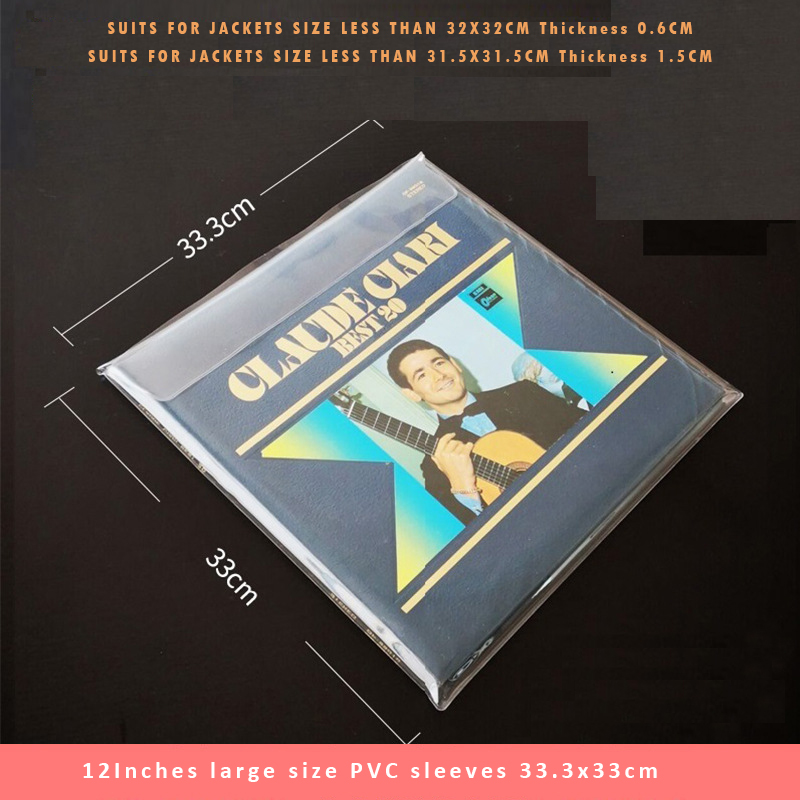 vinyl record pvc sleeves bags
