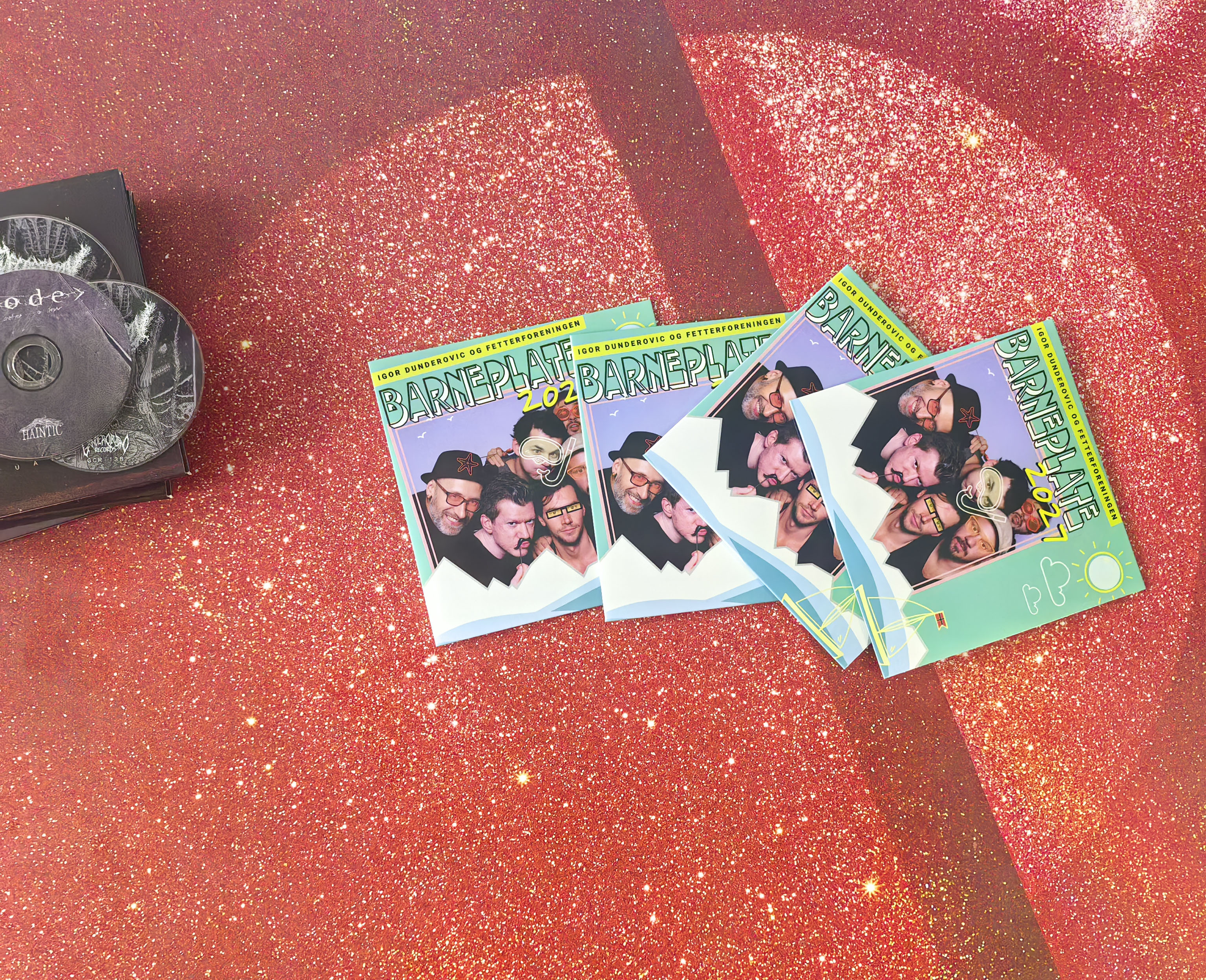 denmark cd replication with cardboard package