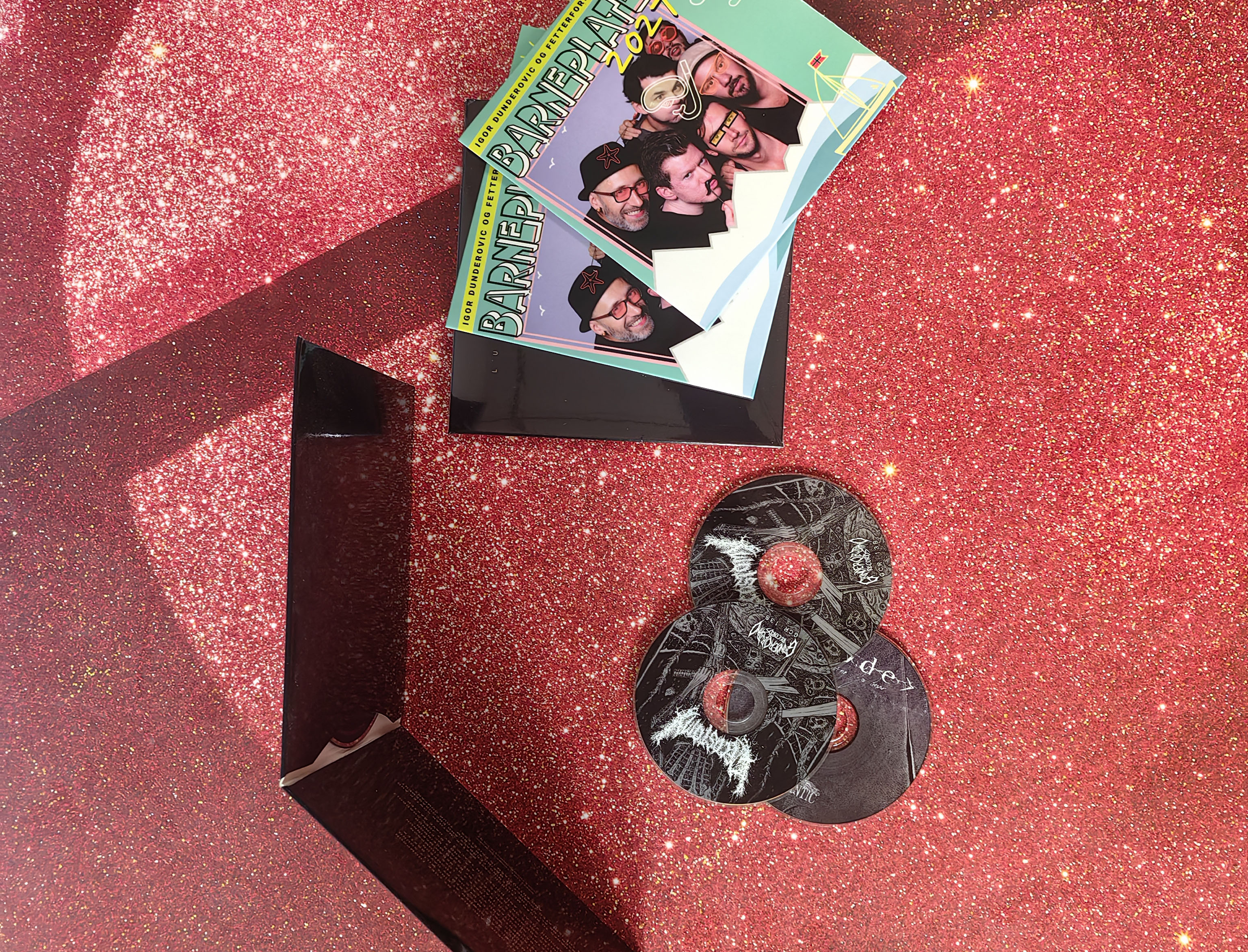 denmark cd replication with cardboard package