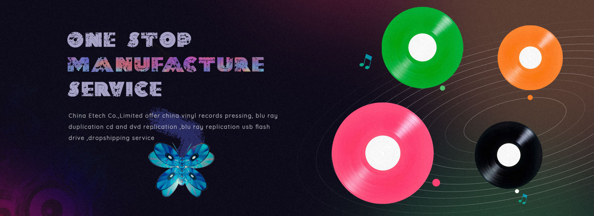 china usb flash drive vinyl records pressing cd and dvd replication blu ray replication dropshipping service